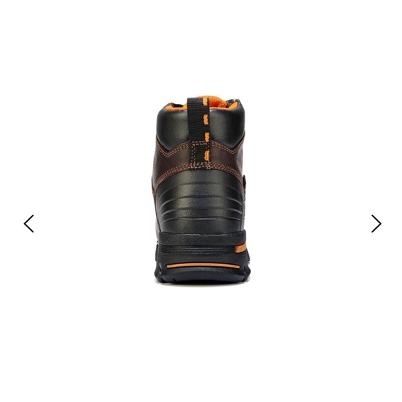 Timberland Pro Mens Brown Leather Endurance Saftey Toe Work Boots Sz 10 W New main image 4